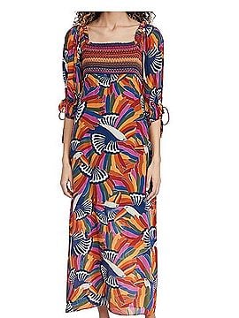 FARM Rio Rainbow Toucan Bird Print Smocked Maxi Dress Casual Dress (view 1)
