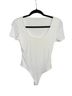 Pink Rose White Bodysuit Size S - photo 1