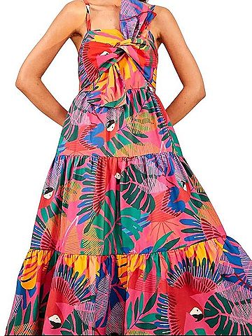 FARM Rio Macaw Bow Top Casual Dress (view 1)