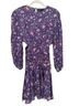 Maje Floral Purple Cocktail Dress Size XS - photo 2