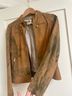 Vera Pelle Brown Leather Jacket Size S - photo 7