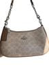 Coach Solid Tan Leather Shoulder Bag One size - photo 1