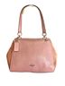 Coach 100% Leather Solid Pink Leather Shoulder Bag One size - photo 2