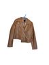 Love Tree Brown Leather Jacket Size L - photo 1