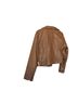 Love Tree Brown Leather Jacket Size L - photo 2