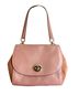 Coach 100% Leather Solid Pink Leather Shoulder Bag One size - photo 1