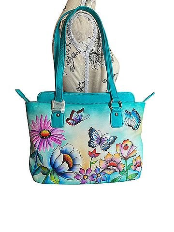 Anuschka Leather Shoulder Bag (view 1)