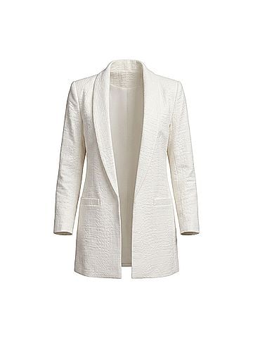 Alice + Olivia Kylie Croc Embossed Blazer (view 1)