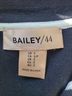 Bailey 44 White Black Short Sleeve Top Size S - photo 3