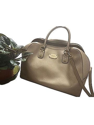 Michael Kors Leather Satchel (view 1)
