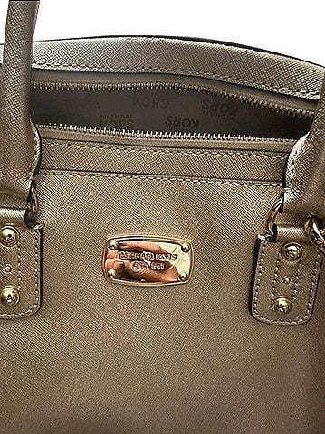 Michael Kors Leather Satchel (view 2)