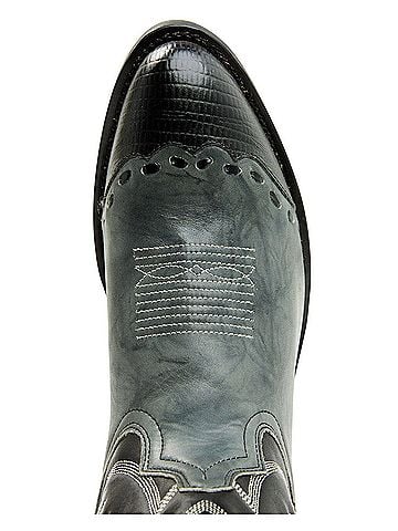 Laredo Lizard Print Wingtip Leather Boots (view 2)