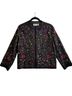 Chico's Design 100% Silk Floral Black Jacket Size S - photo 1
