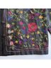 Chico's Design 100% Silk Floral Black Jacket Size S - photo 4
