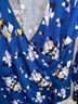Boden Floral Blue Long Sleeve Blouse Size 16 - photo 5