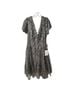 Mac Duggal 100% Polyester Floral Gray Silver Cocktail Dress Size 18 - photo 4