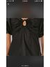 FRAME Denim Black Short Sleeve Blouse Size M - photo 4