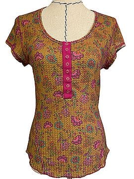 Natural Life Short Sleeve Blouse (view 1)