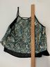 Astr 100% Polyester Animal Print Black Blue Tank Top Size M - photo 5