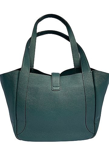 Coach Hadley Turnlock Leather Shoulder Bag (view 2)