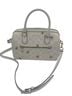 Coach 100% Leather Print White Yellow Ivory Leather Satchel One size - photo 2