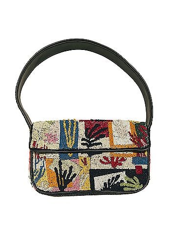 STAUD Tommy Coral Patchwork Shoulder Bag (view 1)