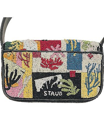 STAUD Tommy Coral Patchwork Shoulder Bag (view 2)