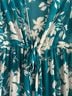 Torrid Floral Teal White Kimono Size 18 - photo 4