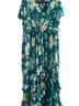 Torrid Floral Teal White Kimono Size 18 - photo 1