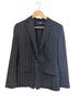 Ralph Lauren Stripes Black White Blazer Size 8 - photo 1