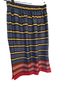 Ann Taylor Stripes Blue Black Pink Purple Red Casual Skirt Size M - photo 2