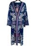 Alexis Floral Blue Purple White Cocktail Dress Size S - photo 1