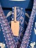 Alexis Floral Blue Purple White Cocktail Dress Size S - photo 3