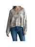 Sincerely Jules Floral Ivory Blue Pullover Sweater Size XL - photo 1