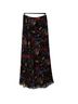 Sachin + Babi 100% Polyester Floral Black Casual Skirt Size M - photo 3