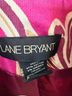 Lane Bryant 97% Cotton 3% Spandex 100% Polyester Floral Pink Purple Ivory Tan Trenchcoat Size 22 - photo 3