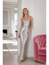 Reformation Solid Silver Cocktail Dress Size 2 - photo 13