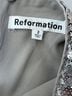 Reformation Solid Silver Cocktail Dress Size 2 - photo 3