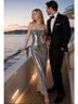 Reformation Solid Silver Cocktail Dress Size 2 - photo 6