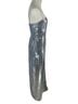 Reformation Solid Silver Cocktail Dress Size 2 - photo 9