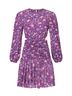Maje Floral Purple Cocktail Dress Size XS - photo 1