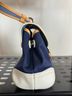 Coach Blue White Tan Leather Satchel One size - photo 5
