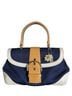 Coach Blue White Tan Leather Satchel One size - photo 1