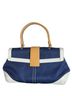 Coach Blue White Tan Leather Satchel One size - photo 2