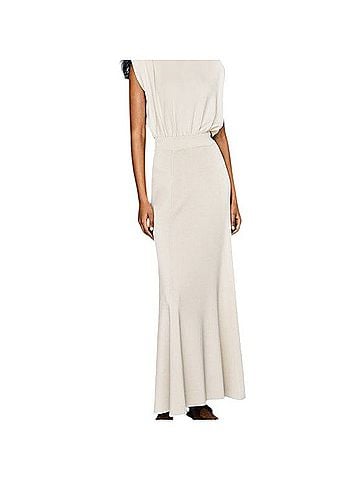 Zara Ecru Bandage Knit Long Maxi Limited Edition Skirt Formal Skirt (view 2)
