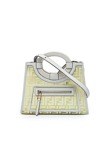 Fendi Zucca PVC Runaway Shopper Satchel (view 1)