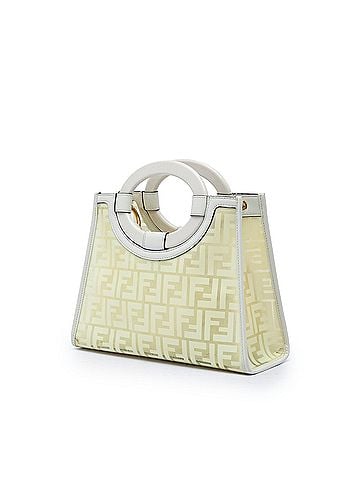 Fendi Zucca PVC Runaway Shopper Satchel (view 2)