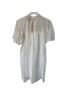Aqua 100% Polyester 100% Nylon Floral White Casual Dress Size S - photo 2