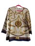 J. McLaughlin Multi Color 3/4 Sleeve Top Size M - photo 1