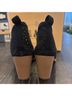 AMS Black Ankle Boots Size 7 1/2 - photo 4